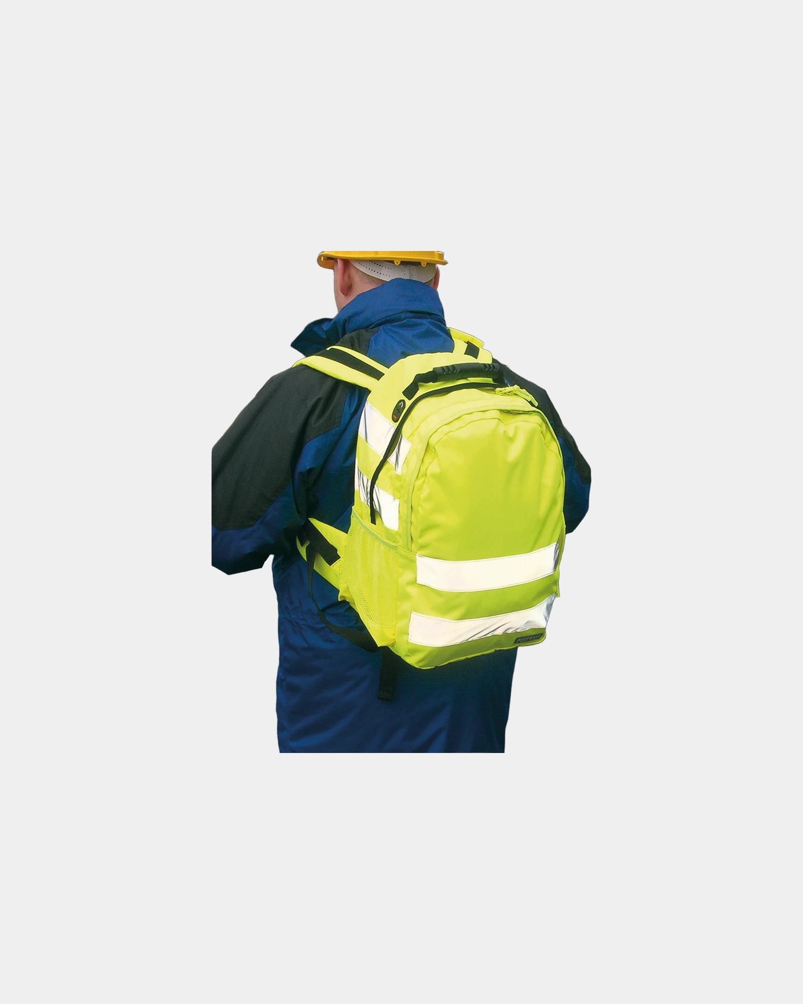 Rugzak Hi-Vis reflecterend polyester om te personaliseren - Geel